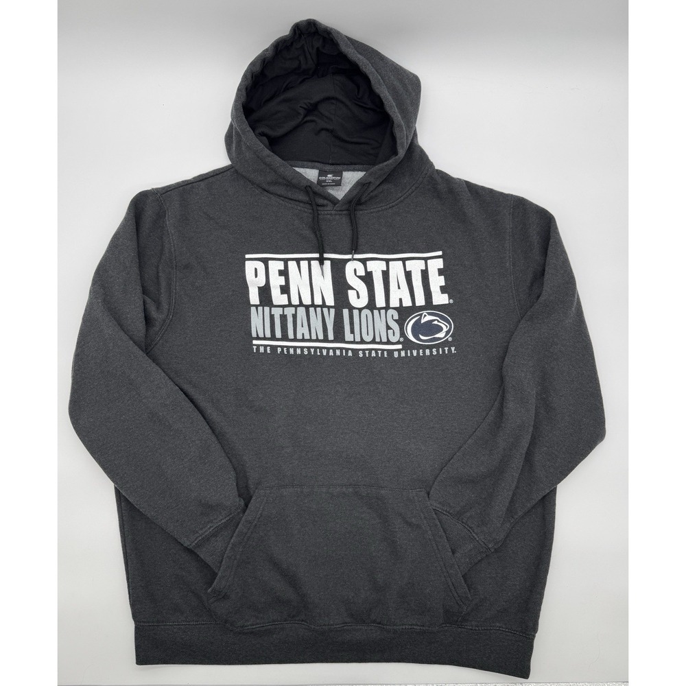Penn State Nittany Lions Dark Grey Hoodie Colosseum Athletics Men's‎ XXL